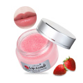 Exfoliant pour les lèvres hydratant à l&#39;extrait de fraise personnalisable en usine Soin des lèvres exfoliant éclaircissant